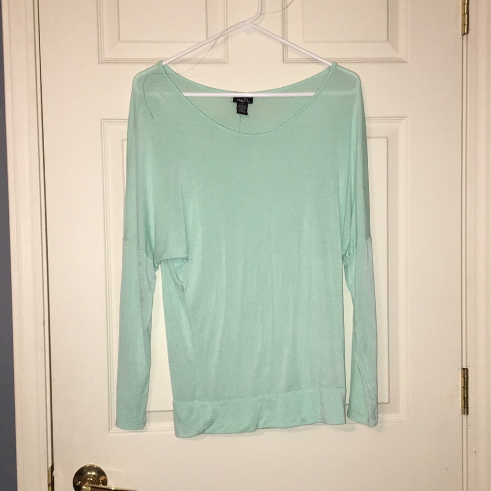 Long sleeve green shirt